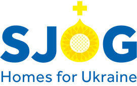 SJOG Homes for Ukraine logo